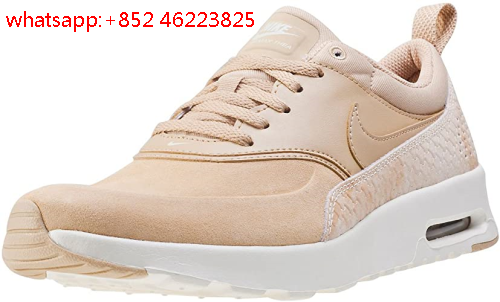nike air max thea premium beige leather shoes
